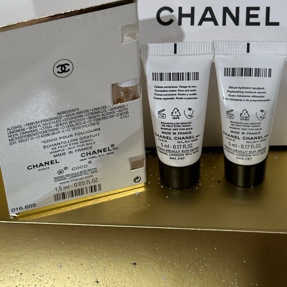 Chanel Hydra Beauty Micro Serum & LE Lift pro cream/COCO Sample - Picture 3 of 5